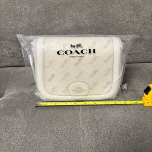 Coach Crossbody Saddle Bag, Carriage print
